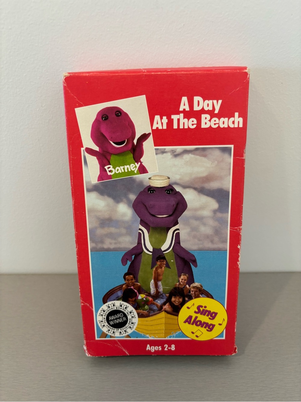 Barney A Day at the Beach VHS Tape 1988 Video Backyard Gang Friends Rare Songs